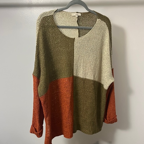 Oversized patchy sweater - Picture 1 of 1